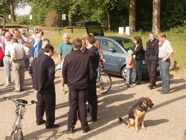 Warten auf das Einsatzkommando