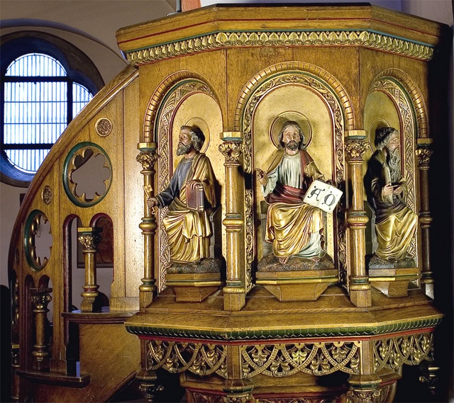 Predigtstuhldetail St.Amandus